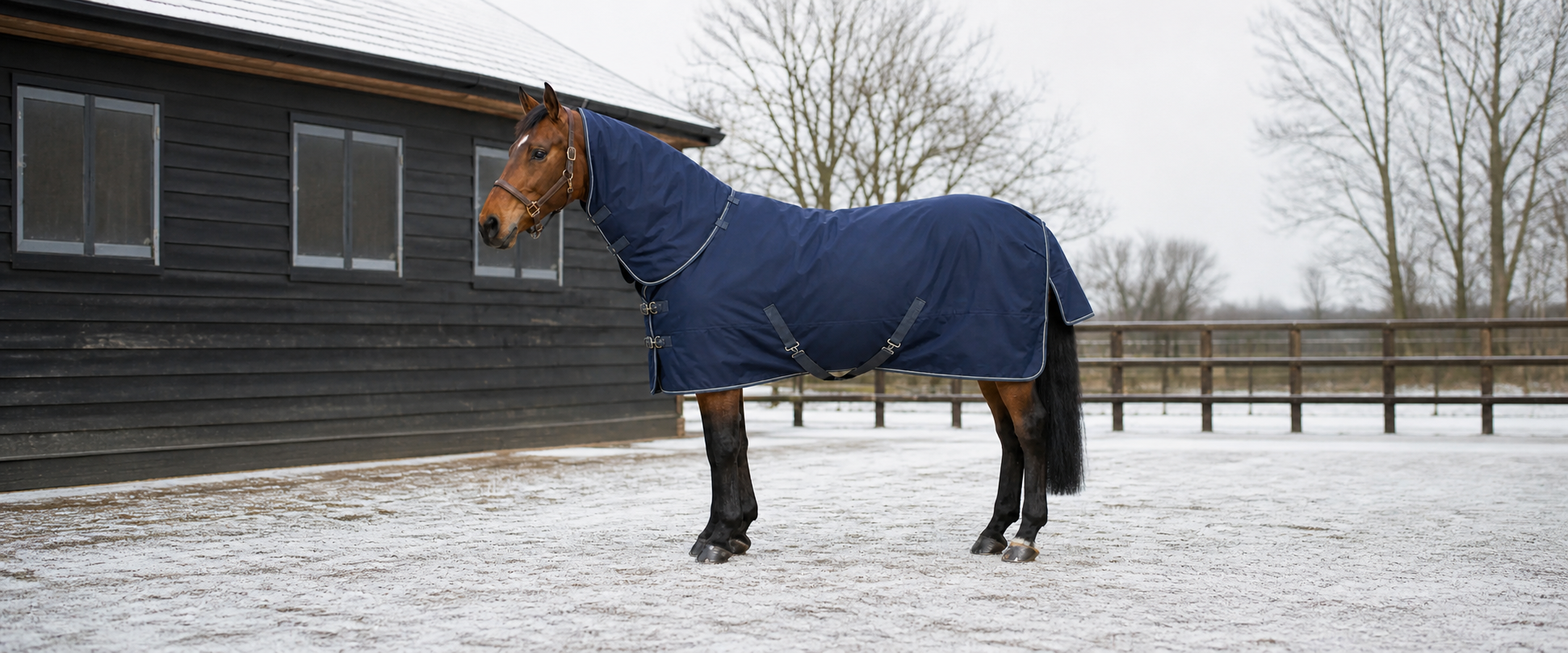 Horse rugs & blankets — 1200D detachable-neck turnout rug