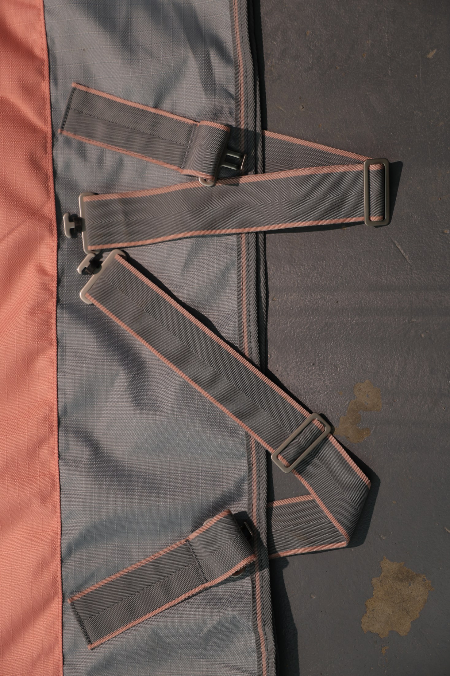 Secure belly fit on physical pony rug sample